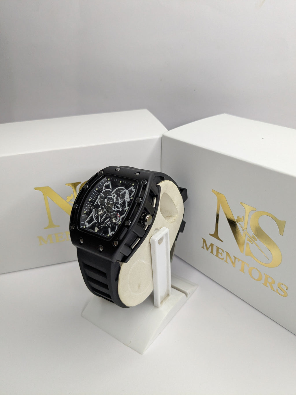 RM Black Metal Watch For Men
