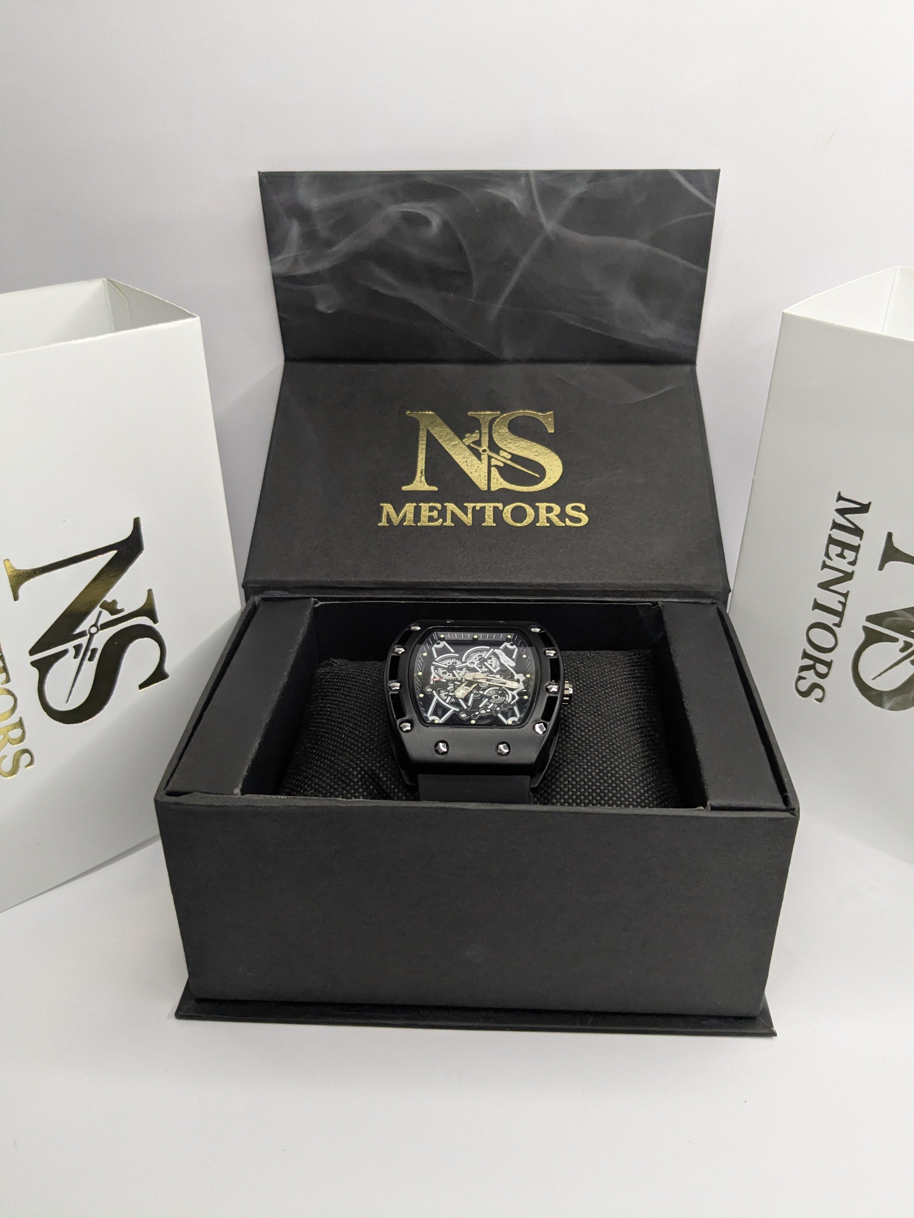 RM Black Metal Watch For Men