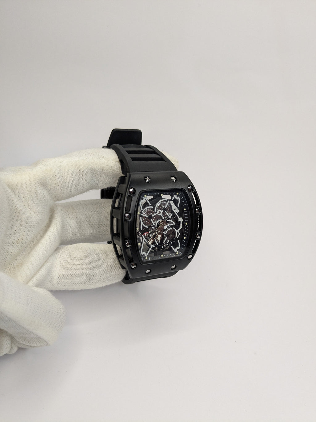 RM Black Metal Watch For Men