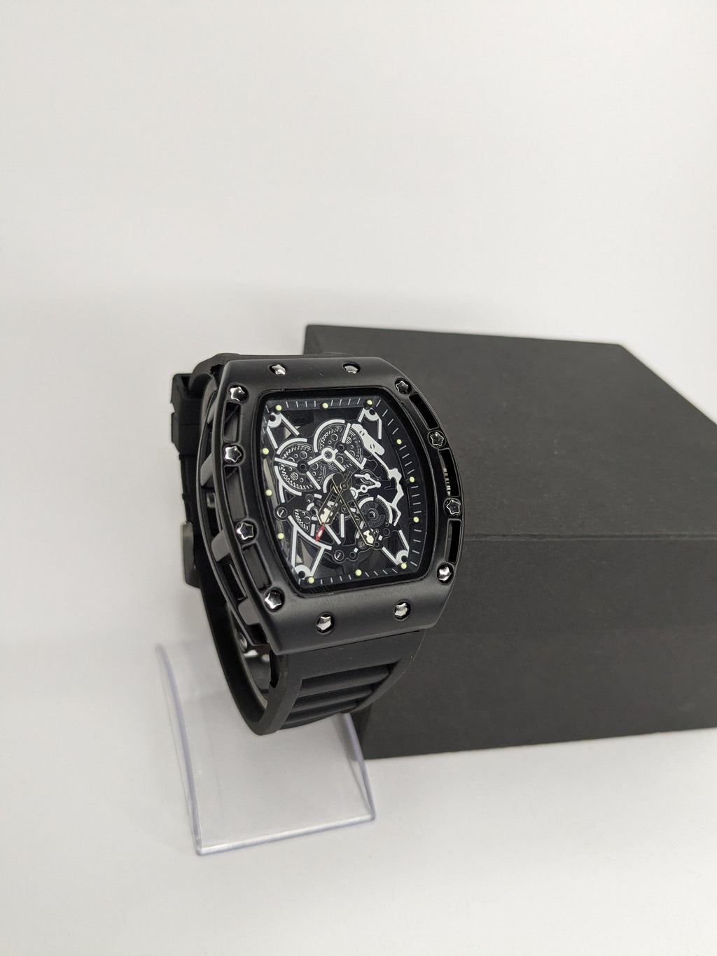 RM Black Metal Watch For Men