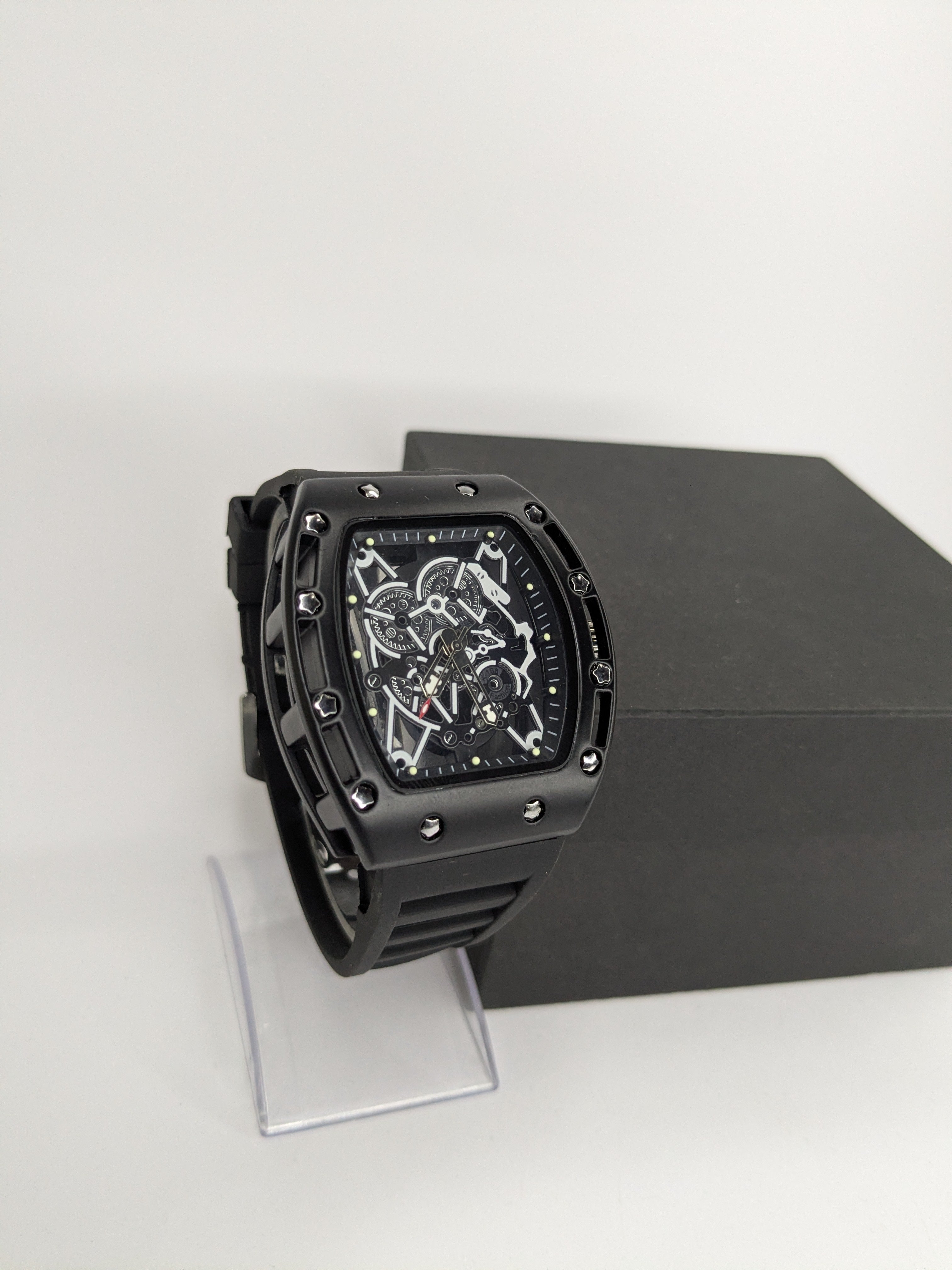 RM Black Metal Watch For Men
